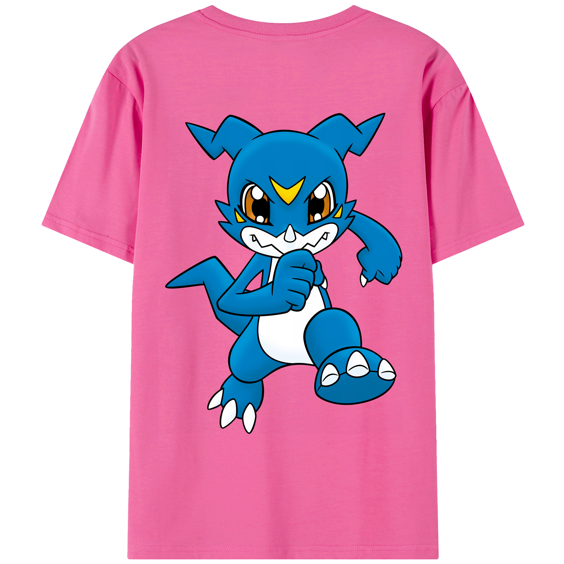 （画像用） Digimon デジタルモンスター/デジモン レディース半袖Tシャツ(バックプリント)